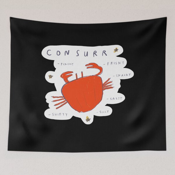 Item preview, Consurr Crab Horoscope Pun designed and sold by quuunoyfdtl73.