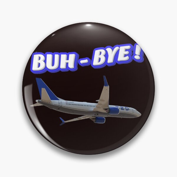 Item preview, buh bye plane logo designed and sold by VWscout2.