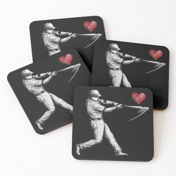 Item preview, Baseball Batter Heart Sketch designed and sold by AdyKurniawan.