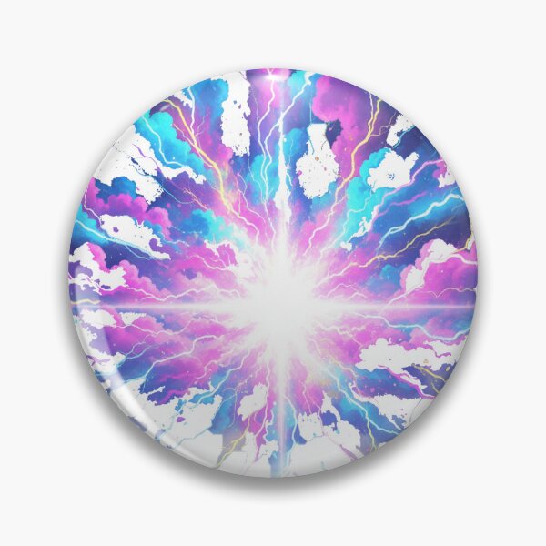 Item preview, Blue Abstract Light Expşosion Art Design designed and sold by RS-Globalist-.