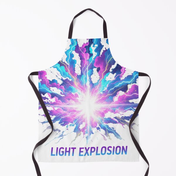 Item preview, Blue Abstract Light Expşosion Art Design designed and sold by RS-Globalist-.