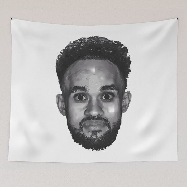 Item preview, Derrick White Funny Vintage Face designed and sold by iiMoRo.