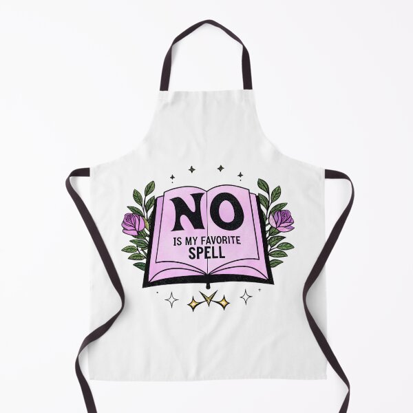 Item preview, Cute Pastel Open Spellbook "No Is My Favorite Spell" designed and sold by PettyPotion33.