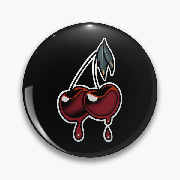 Item preview, Traditional Tattoo Biting Cherries designed and sold by quuunoyfdtl73.