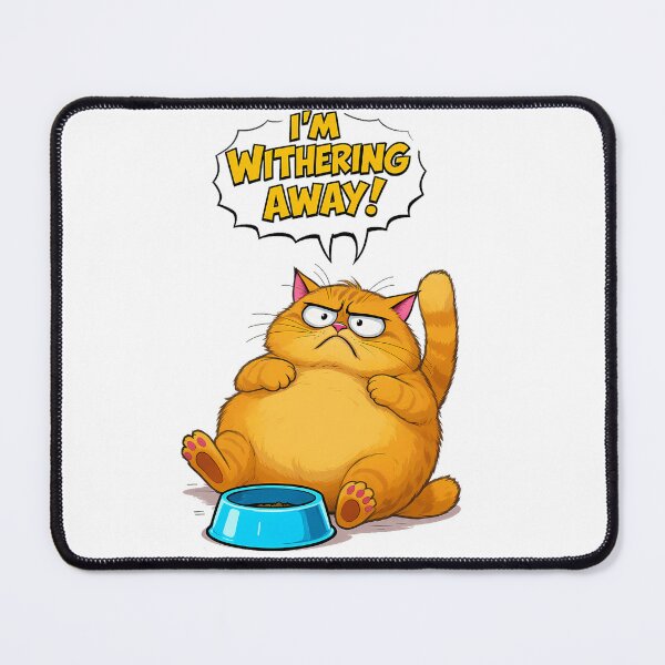 Item preview, Funny Dramatic Hungry Cat - I'm Withering Away designed and sold by etuvibes.