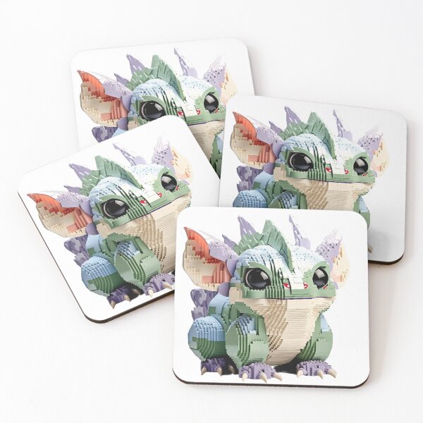Item preview, Cute Blocky Dragon Creature designed and sold by Flex Brix.