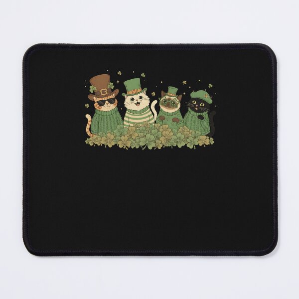 Item preview, St. Patrick’s Day Retro Cat Leprechaun Crew designed and sold by yaginoie.