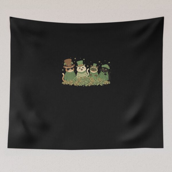 Item preview, St. Patrick’s Day Retro Cat Leprechaun Crew designed and sold by yaginoie.