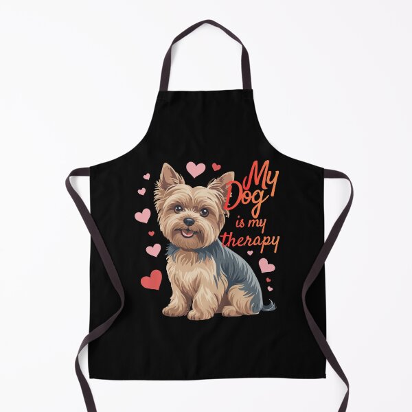 Item preview, My Dog Is My Therapy Cute Yorkshire Terrier For Dog Lovers designed and sold by Nzgiftsandmore.