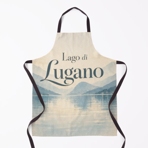 Item preview, Lago di Lugano – Elegant Lake Typography Poster designed and sold by Klysztof.