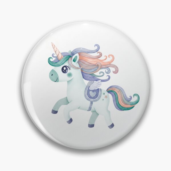Item preview, Unicorn with its mane blowing in the wind designed and sold by KUKI DESIGNS.