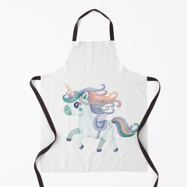 Item preview, Unicorn with its mane blowing in the wind designed and sold by KUKI DESIGNS.
