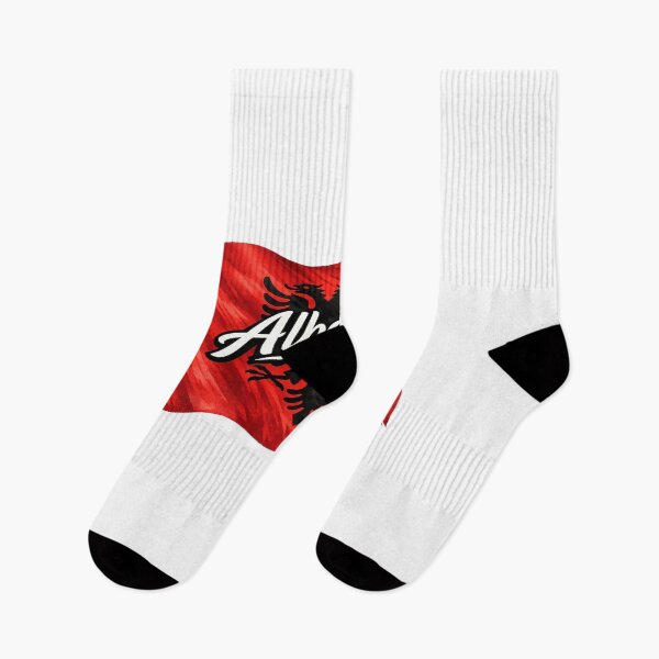 Item preview, Albania Flag Typography – Albanian Pride Waving Flag Design designed and sold by GarnerSupplyCo.
