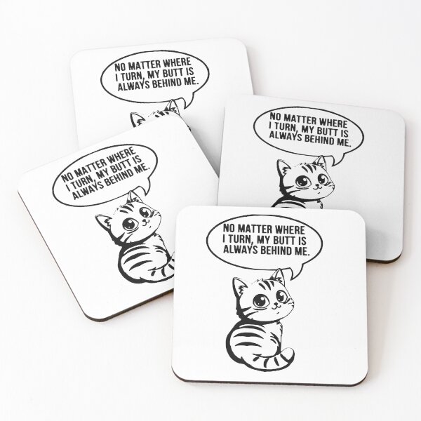 Item preview, Funny Cat Logic No Matter Where I Turn designed and sold by RS-Globalist-.
