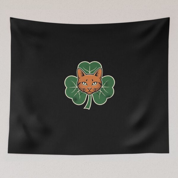 Item preview, Vintage Grunge Cat Shamrock – St. Patrick’s Day designed and sold by yaginoie.