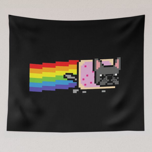 Item preview, Pixel Rainbow Dog Flying Pixel Art Retro 8 Bit Style designed and sold by JEFDodsonArt.