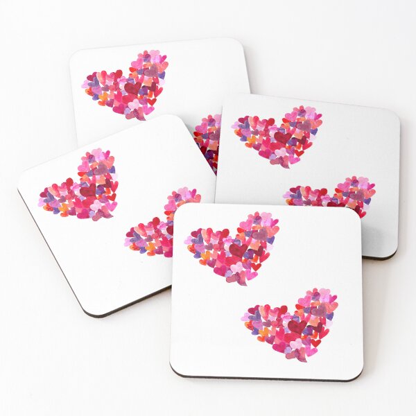 Item preview, Synchronized hearts designed and sold by KUKI DESIGNS.