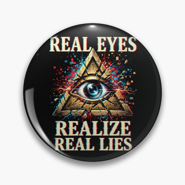 Item preview, Real Eyes Realize Real Lies // Cyber-Occult Glitch designed and sold by OrdoAxisMundi.