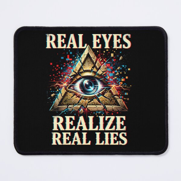 Item preview, Real Eyes Realize Real Lies // Cyber-Occult Glitch designed and sold by OrdoAxisMundi.