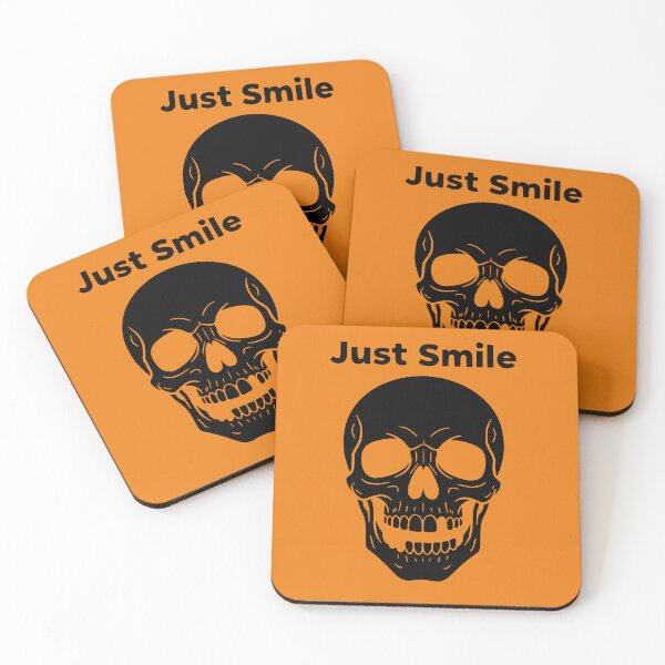 Item preview, İronik Dişsiz Kuru Kafa Just Smile Grafik Tasarım designed and sold by RS-Globalist-.