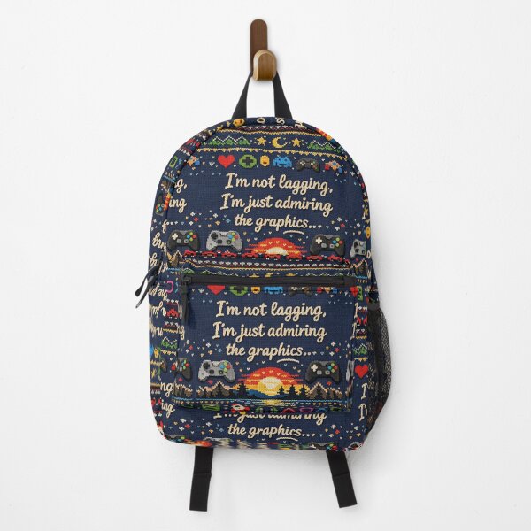 Item preview, Gamer quote – I'm not lagging Knit design designed and sold by Mauswohn.