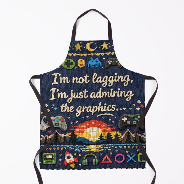 Item preview, Gamer quote – I'm not lagging Knit design designed and sold by Mauswohn.
