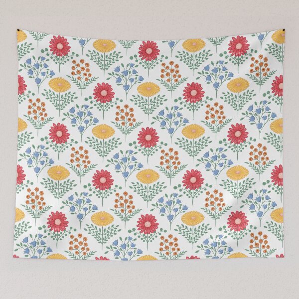 Item preview, Soft Romantic Wildflowers - Vintage Cottage Floral designed and sold by colorofmagic.