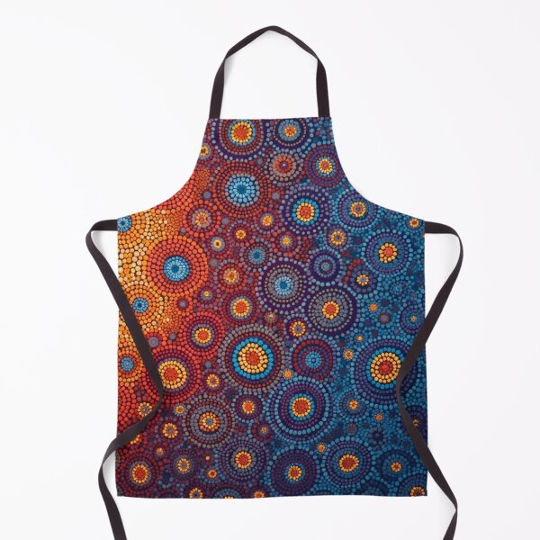 Item preview, Aboriginal Inspired Art - Lava and Water Circles designed and sold by GrinGalore.