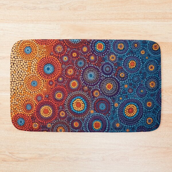 Item preview, Aboriginal Inspired Art - Lava and Water Circles designed and sold by GrinGalore.
