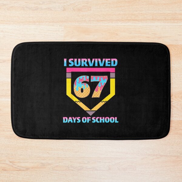 Item preview, I Survived 67 Days Of School Funny Student Meme Shield  designed and sold by miaa-artistshop.