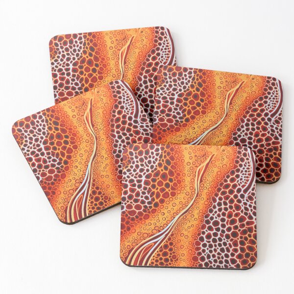 Item preview, Aboriginal Inspired Art - Primeval Lava designed and sold by GrinGalore.