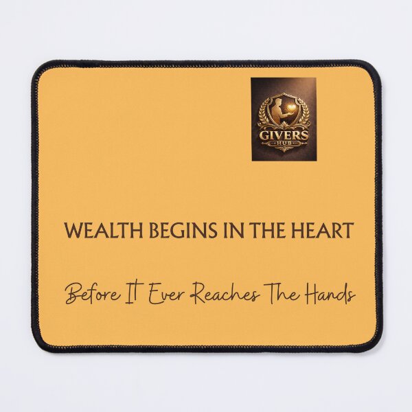 Item preview, Wealth Begins in the Heart designed and sold by DektosDesigns.
