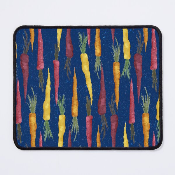 Item preview, Carrot Garden Scandinavian Kids Pattern – Rainbow Vegetables on Midnight Blue designed and sold by NoemiMarozsan.