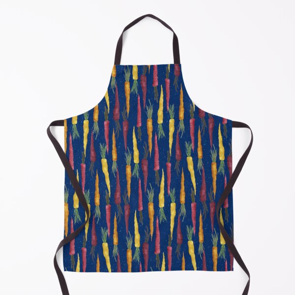 Item preview, Carrot Garden Scandinavian Kids Pattern – Rainbow Vegetables on Midnight Blue designed and sold by NoemiMarozsan.