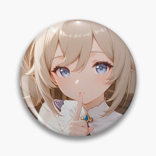 Item preview, Barbara Genshin Impact Shush Idol In Soft Light designed and sold by riadjamai.