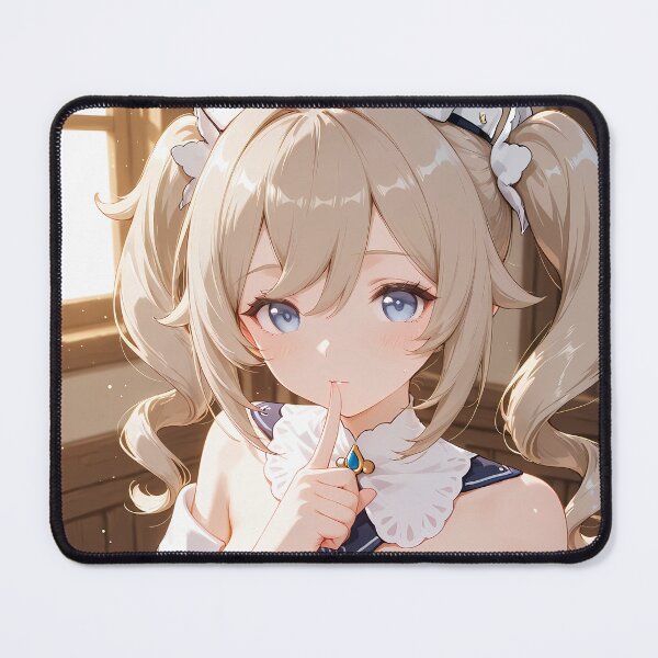 Item preview, Barbara Genshin Impact Shush Idol In Soft Light designed and sold by riadjamai.