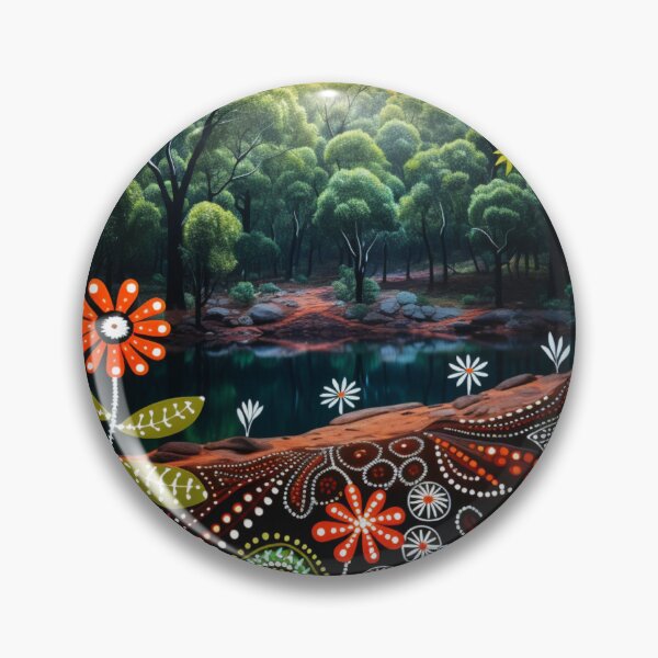 Item preview, Aboriginal Inspired Art - Daintree Rainforest Inspired designed and sold by GrinGalore.