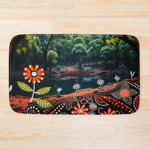 Item preview, Aboriginal Inspired Art - Daintree Rainforest Inspired designed and sold by GrinGalore.