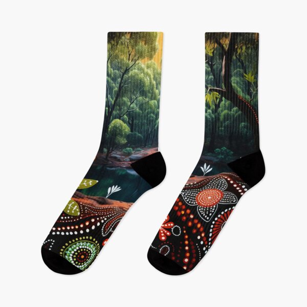 Item preview, Aboriginal Inspired Art - Daintree Rainforest Inspired designed and sold by GrinGalore.