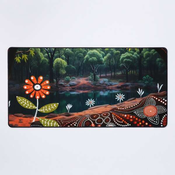 Item preview, Aboriginal Inspired Art - Daintree Rainforest Inspired designed and sold by GrinGalore.
