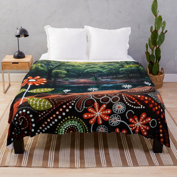 Item preview, Aboriginal Inspired Art - Daintree Rainforest Inspired designed and sold by GrinGalore.