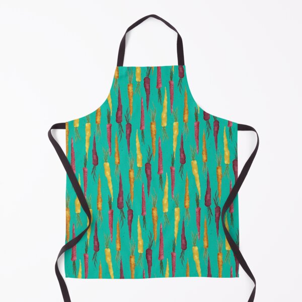 Item preview, Carrot Garden Scandinavian Kids Pattern – Rainbow Vegetables on Bright Mint designed and sold by NoemiMarozsan.