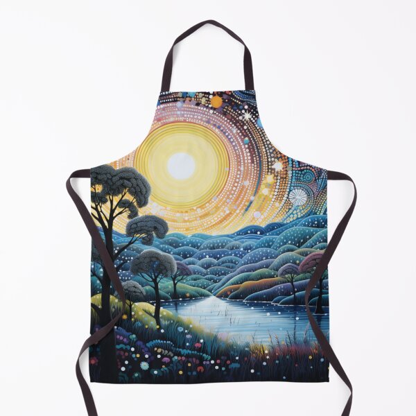 Item preview, Aboriginal Inspired Art - Moonlight Daintree Rainforest Inspired designed and sold by GrinGalore.