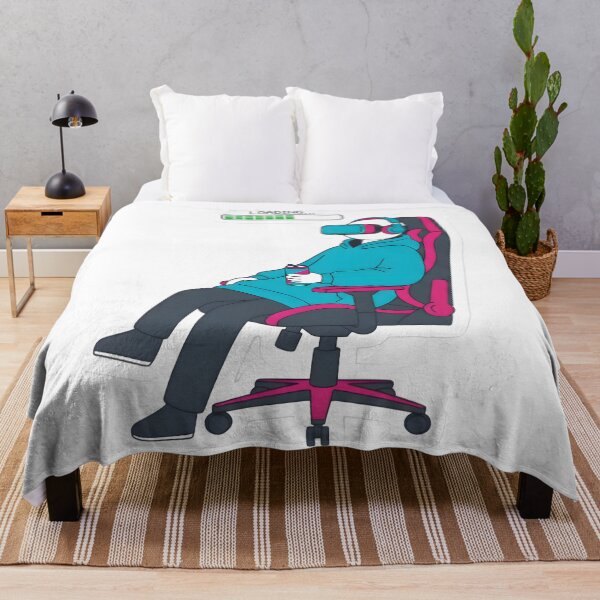 Item preview, Cozy Gamer Stickman Introvert Loading Retro Vaporwave Aesthetic VR Gaming designed and sold by StickyGuys.