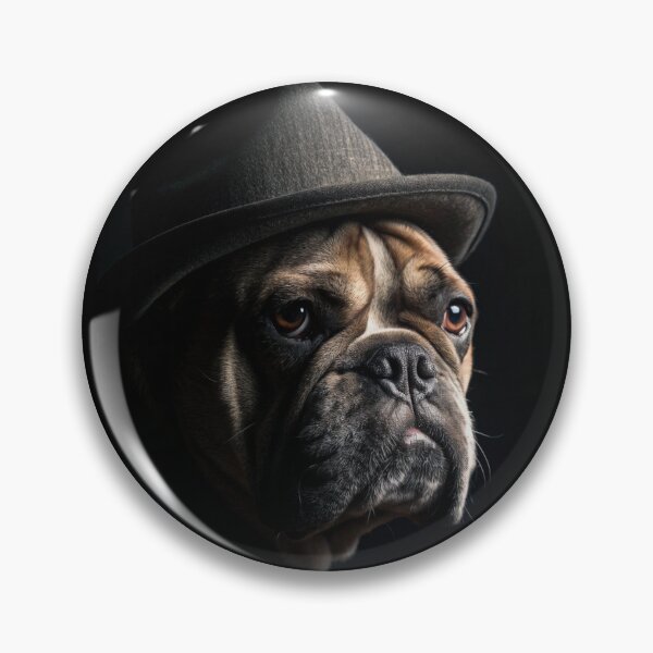 Item preview, "Arthur" Sterling: The East End Oracle - English Bulldog  designed and sold by knappidesign.