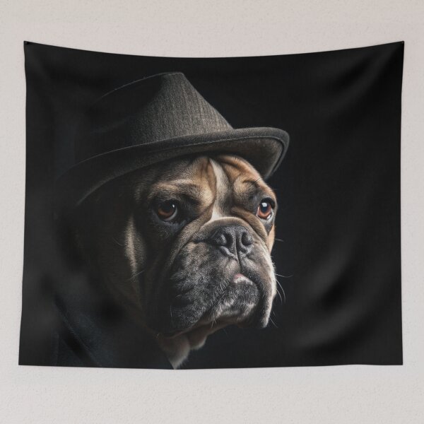 Item preview, "Arthur" Sterling: The East End Oracle - English Bulldog  designed and sold by knappidesign.