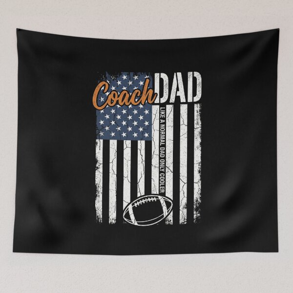 Item preview, Coach Dad American Flag Cool Father designed and sold by AdyKurniawan.