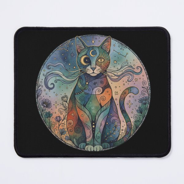 Item preview, Mystic cat designed and sold by KUKI DESIGNS.