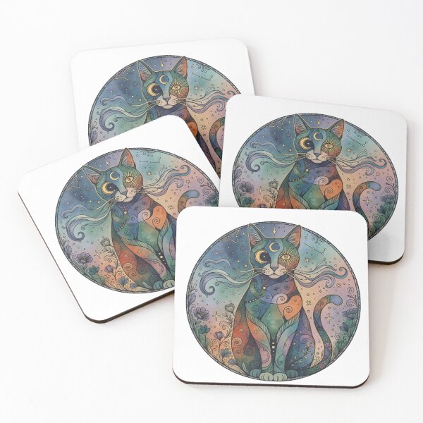 Item preview, Mystic cat designed and sold by KUKI DESIGNS.