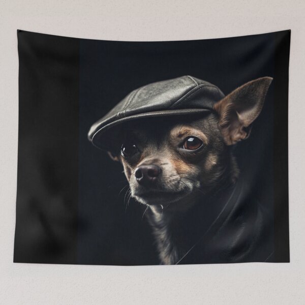 Item preview, "Bones" Moretti: The Shadow of the Back Alley - Chihuahua designed and sold by knappidesign.